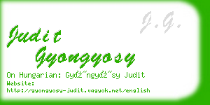 judit gyongyosy business card